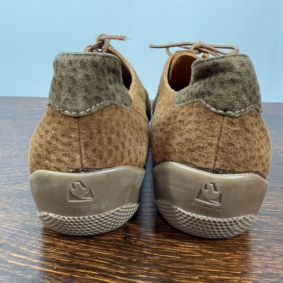 Chiarini Women’s lace up tan leather suede shoe size 9 insole 10” - Picture 6 of 7